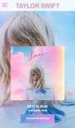 How taylorswift.com looks like on a mobile device such as an iPhone.