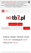 How tb7.pl looks like on a mobile device such as an iPhone.