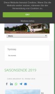 How tc-riefensberg.at looks like on a mobile device such as an iPhone.