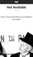 How tcm.com looks like on a mobile device such as an iPhone.