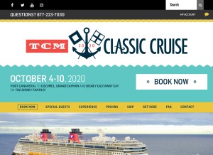 How tcmcruise.com looks like on a tablet such as an iPad.