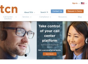 How tcn.com looks like on a tablet such as an iPad.