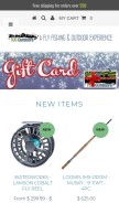 How tcoflyfishing.com looks like on a mobile device such as an iPhone.