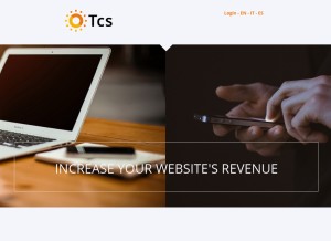 How tcsemotion.com looks like on a tablet such as an iPad.