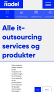 How tdcwebmore.dk looks like on a mobile device such as an iPhone.