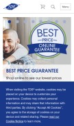 How tdstelecom.com looks like on a mobile device such as an iPhone.