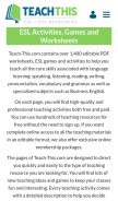How teach-this.com looks like on a mobile device such as an iPhone.