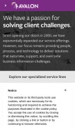 How teamavalon.com looks like on a mobile device such as an iPhone.