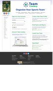 How teamcowboy.com looks like on a mobile device such as an iPhone.