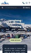 How teamhimalaya.com looks like on a mobile device such as an iPhone.