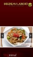 How teamshiginima.com looks like on a mobile device such as an iPhone.