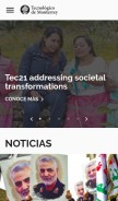 How tec.mx looks like on a mobile device such as an iPhone.