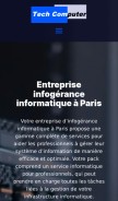 How tech-computer.fr looks like on a mobile device such as an iPhone.