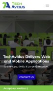 How techavidus.com looks like on a mobile device such as an iPhone.