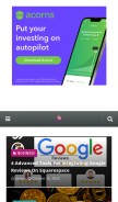 How techhubsmedia.com looks like on a mobile device such as an iPhone.