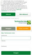 How technischeunie.nl looks like on a mobile device such as an iPhone.