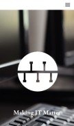 How technosis.biz looks like on a mobile device such as an iPhone.