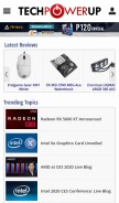 How techpowerup.com looks like on a mobile device such as an iPhone.