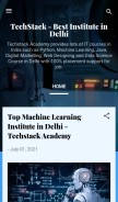 How techstackacademyindia.blogspot.com looks like on a mobile device such as an iPhone.