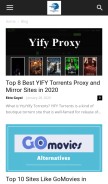 How techstorynews.com looks like on a mobile device such as an iPhone.