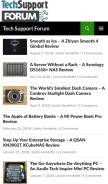 How techsupportforum.com looks like on a mobile device such as an iPhone.