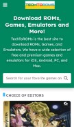 How techtoroms.com looks like on a mobile device such as an iPhone.