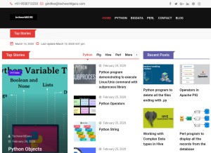 How techworldguru.com looks like on a tablet such as an iPad.
