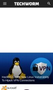 How techworm.net looks like on a mobile device such as an iPhone.