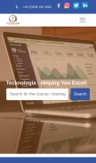 How tecknologia.co.uk looks like on a mobile device such as an iPhone.