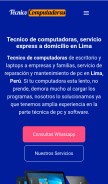 How tecnicodecomputadoras.net looks like on a mobile device such as an iPhone.