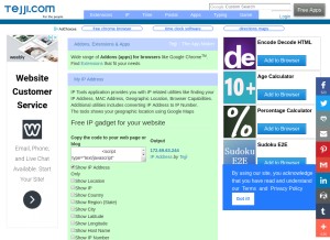 How tejji.com looks like on a tablet such as an iPad.