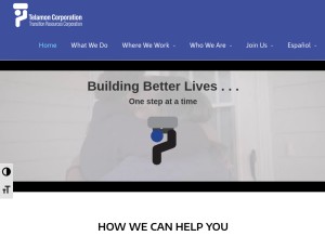 How telamon.org looks like on a tablet such as an iPad.