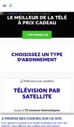 How tele-sat.tv looks like on a mobile device such as an iPhone.
