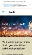 How telecomputing.se looks like on a mobile device such as an iPhone.