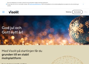 How telecomputing.se looks like on a tablet such as an iPad.