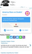 How telefonrehber.net looks like on a mobile device such as an iPhone.
