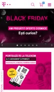 How telekom.ro looks like on a mobile device such as an iPhone.