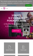 How telekom.sk looks like on a mobile device such as an iPhone.