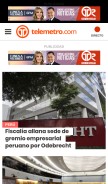How telemetro.com looks like on a mobile device such as an iPhone.