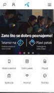How telenor.rs looks like on a mobile device such as an iPhone.