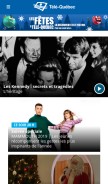 How telequebec.tv looks like on a mobile device such as an iPhone.