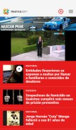 How teletica.com looks like on a mobile device such as an iPhone.