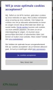 How telfort.nl looks like on a mobile device such as an iPhone.
