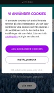 How telia.se looks like on a mobile device such as an iPhone.