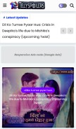 How tellyspoilers.com.in looks like on a mobile device such as an iPhone.