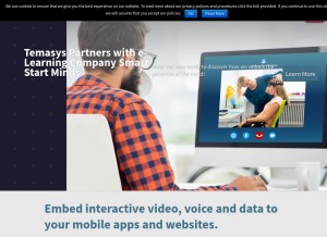 How temasys.io looks like on a tablet such as an iPad.