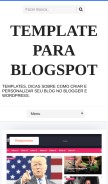 How templateparablogspot.com looks like on a mobile device such as an iPhone.