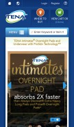 How tena.us looks like on a mobile device such as an iPhone.