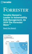 How tenable.com looks like on a mobile device such as an iPhone.