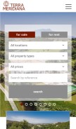 How terrameridiana.com looks like on a mobile device such as an iPhone.